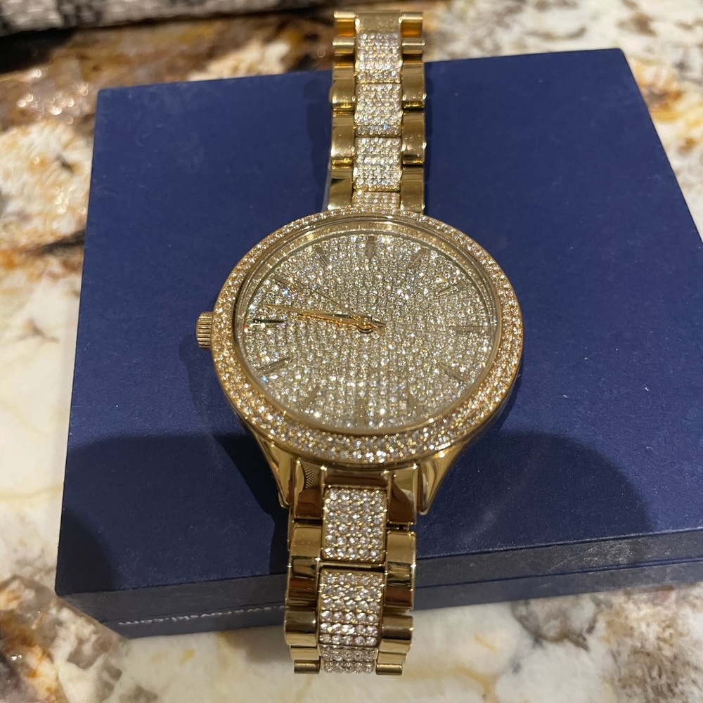 Authentic crystal MK watch